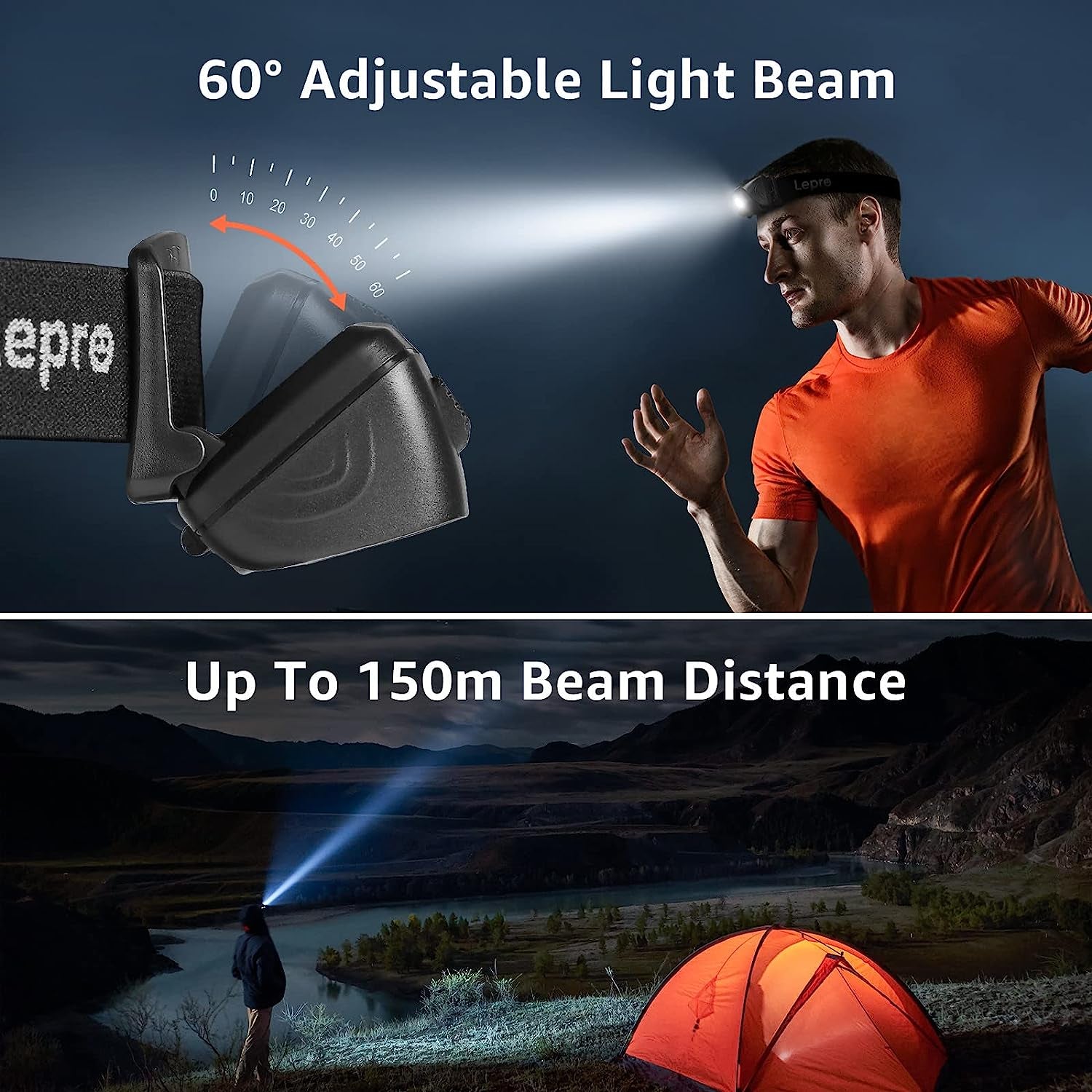 Torches Power Headlamps Hand Tools Garden & Hand Tools Camping & Hiking MotionFlow Head Torch Super Bright Headlamp with rechargeable battery Rechargeable headlamp for running Rechargeable LED headlamp Best rechargeable headlamp Best rechargeable head torch Super bright head torch for hiking 500 Super Bright Camping Touch Best head touch for relaxation Effective head touch for stress relief