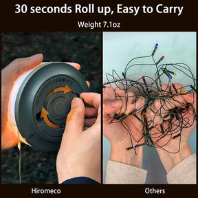 CampGlow™ Retractable 10m String Lights - The Magic of Light & Color