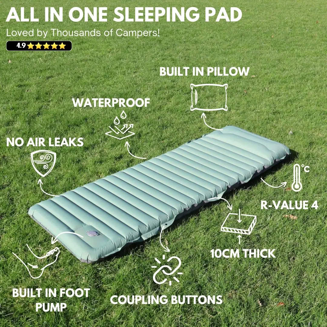 GreenCloud Air Sleeping Pad with Built-In Pump™