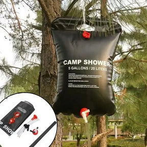 Portable Camp Shower Bag - 20L/5 Gallon