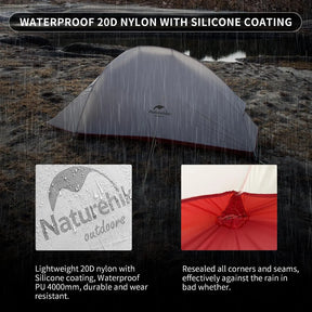 Naturehike CloudUp 1-Person Ultralight Waterproof Camping Tent