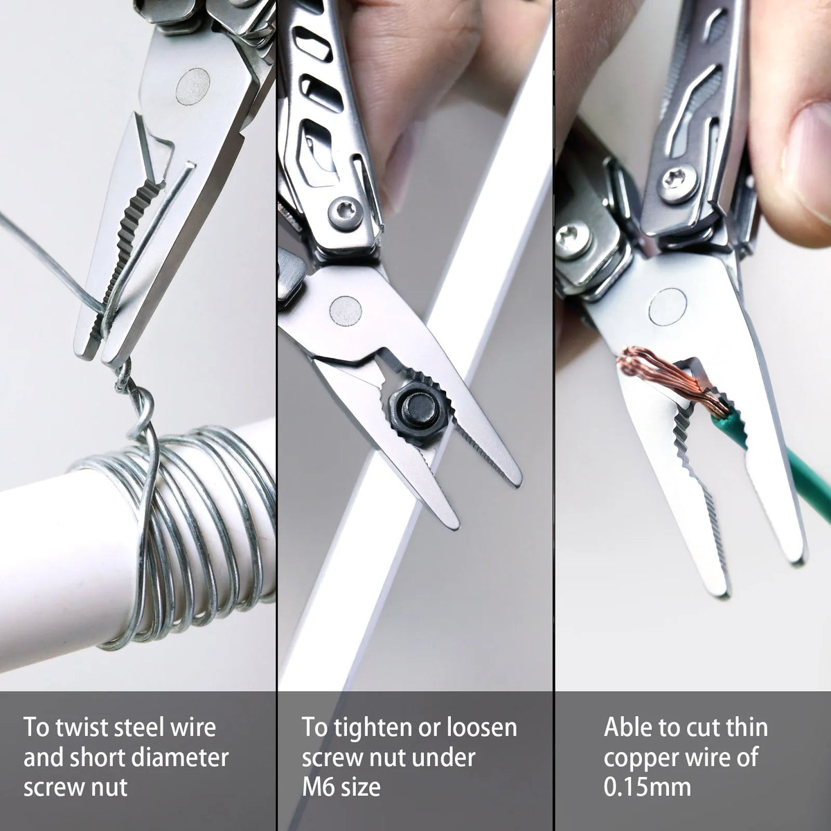 10 IN 1 Multi Functional Folding Hand Tool