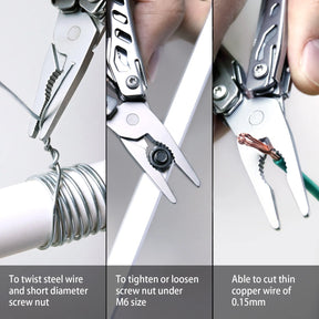 10 IN 1 Multi Functional Folding Hand Tool