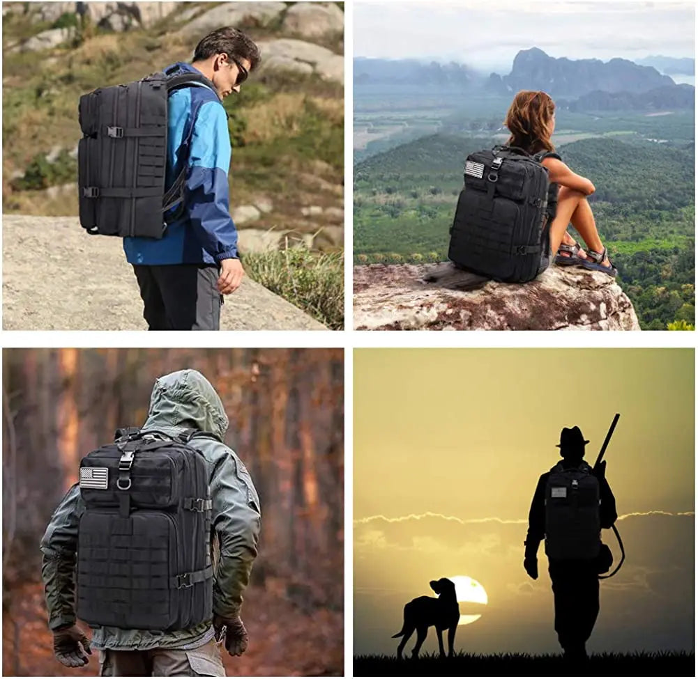 Military Tactical Backpack - 50L/25L 