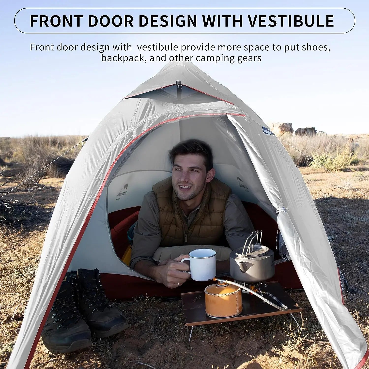 Naturehike CloudUp 1-Person Ultralight Waterproof Camping Tent