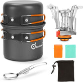 Outdoor Recreation  Cooking Utensils  Camping & Hiking  Camp Kitchen  Camping cookware set  Explorer’s camping cookware set  camping stove  Cookware set with stove  Camping cookware for 2  Camping cookware for 4  Camping cookware for family  Camping cookware for couples  Camping cookware for solo travelers  Camping cookware for beginners  Camping cookware for experts  Camping cookware for budget  Camping cookware for luxury  Camping cookware for durability 