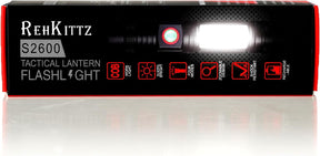 PowerBeam 2500: Rechargeable Mini Magnet Torch with COB Work LightProduct Name: S2600 Tactical Flashlight
Specifications:


[HIGH BRIGHTNESS] The S2600 torch is equipped with XML-T6, providing an extremely high brightness of 2000 L